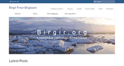 Desktop Screenshot of birgir.org